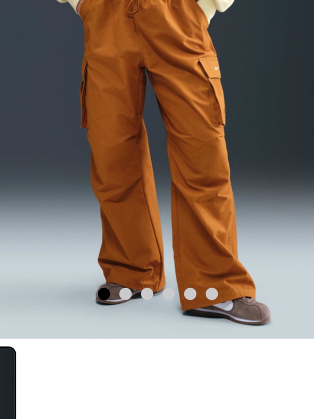 Women's Nike Sportswear Mid-Rise Oversized Woven Cargo Pants